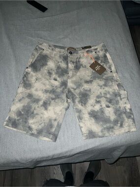 Men's Cloud Wash Cargo Shorts - Gray